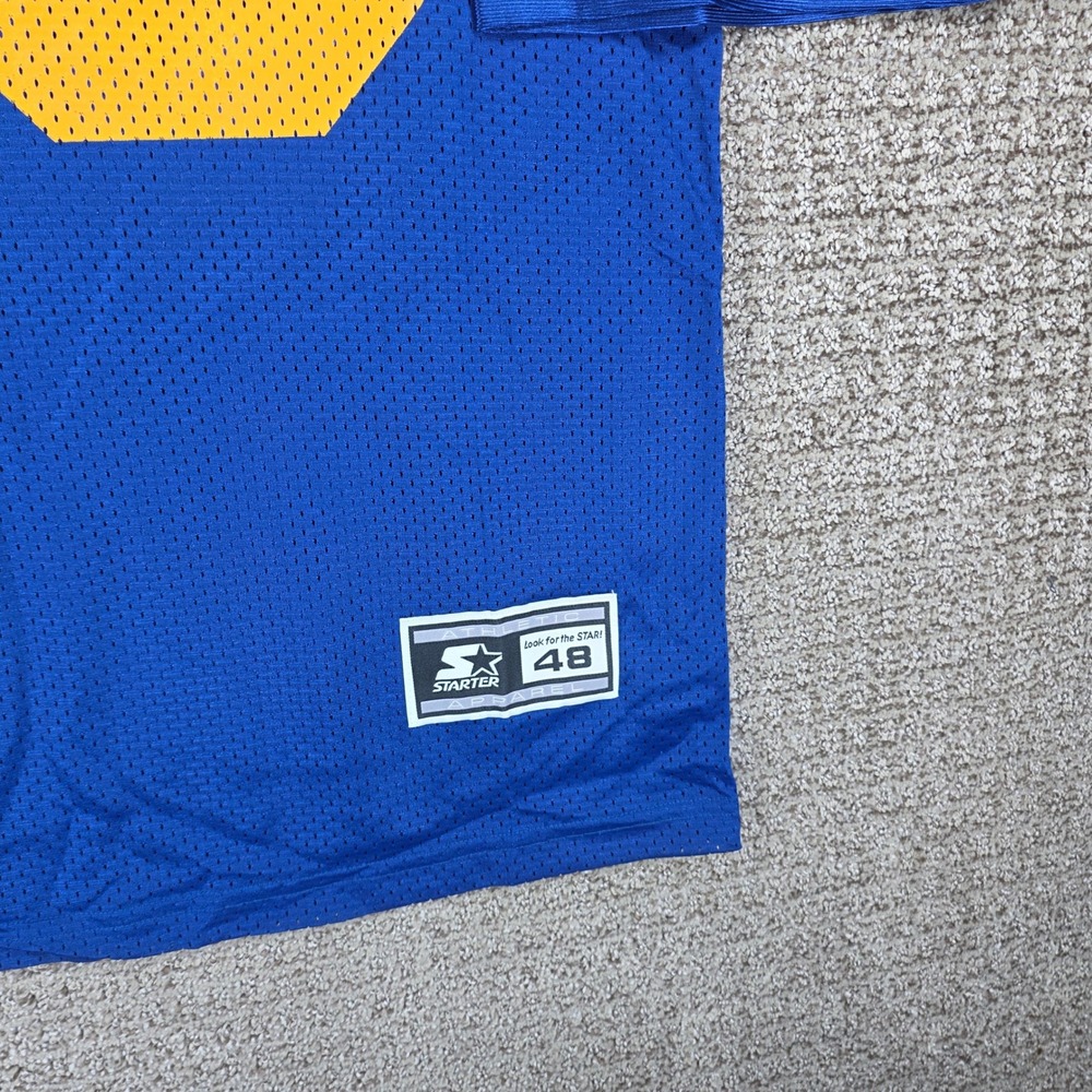 Vintage 1995 Starter NFL St Louis Rams Eddie Kennison 88 Jersey Mens 48 Blue NWT - Picture 4 of 9